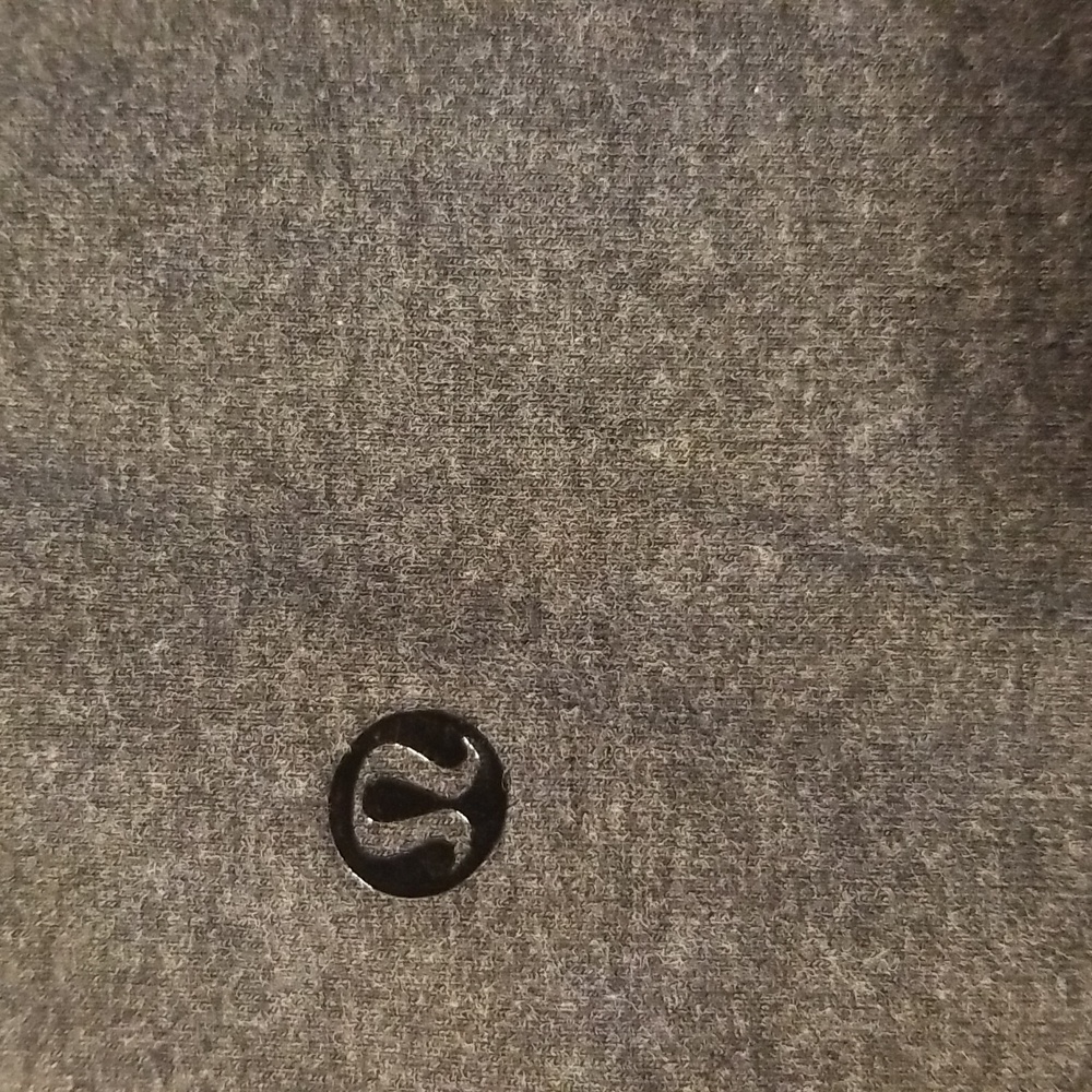 SOLD LULULEMON WUNDER UNDER HEATHERED BLACK LEGGINGS FULL LENGTH Size 8 -10 - Picture 4 of 4